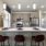 Kitchen with island