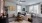 Living room and dining room